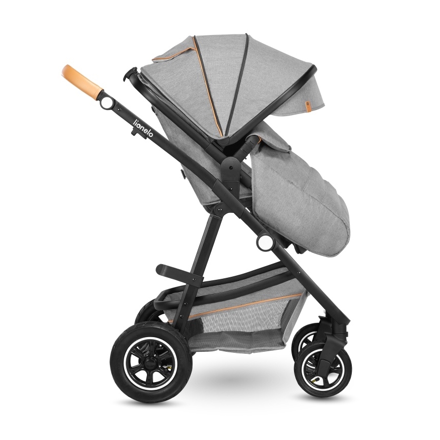 Lionelo - Kombinētie rati 2v1 AMBER Grey Stone