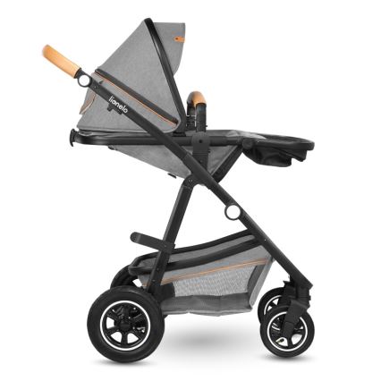 Lionelo - Kombinētie rati 2v1 AMBER Grey Stone