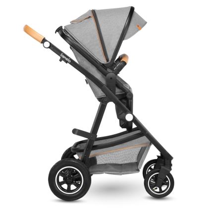 Lionelo - Kombinētie rati 2v1 AMBER Grey Stone