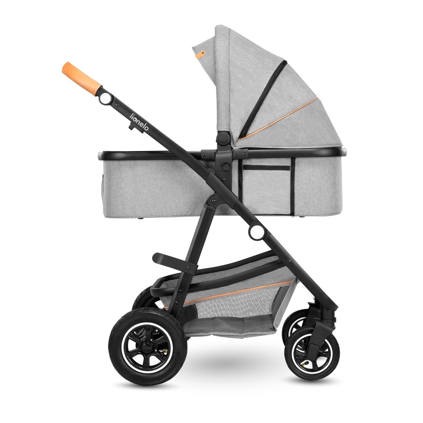 Lionelo - Kombinētie rati 2v1 AMBER Grey Stone