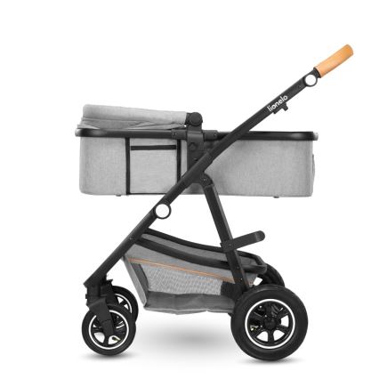 Lionelo - Kombinētie rati 2v1 AMBER Grey Stone
