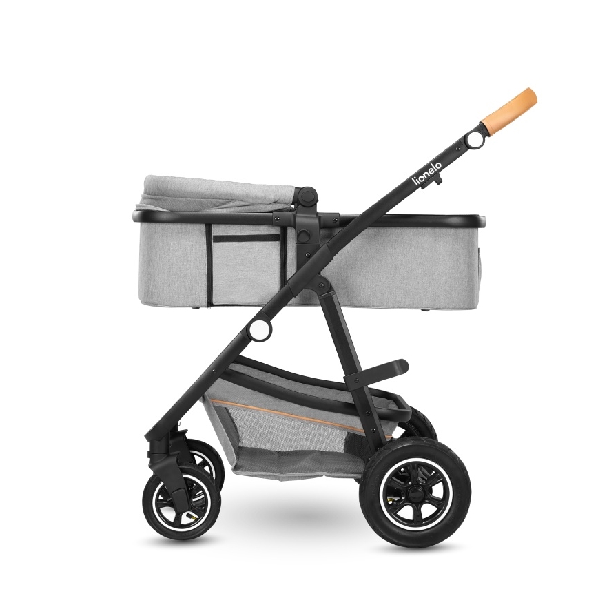 Lionelo - Kombinētie rati 2v1 AMBER Grey Stone