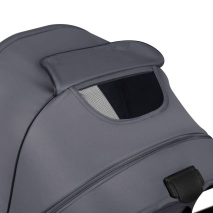 Lionelo - Kombinētie rati 3 vienā AMBER PLUS Pelēks Grafīts