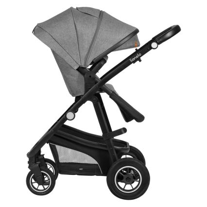 Lionelo - Kombinētie rati 3 vienā BIANKA Grey Stone