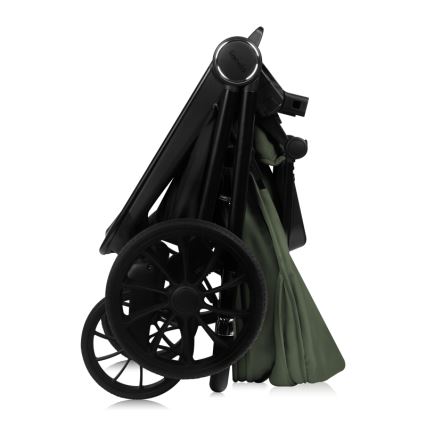 Lionelo - Kombinētie rati 3 vienā MIKA PLUS Olīvzaļš