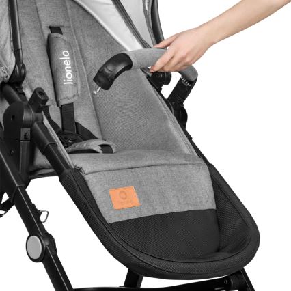 Lionelo - Kombinētie rati 3v1 BIANKA Grey Stone