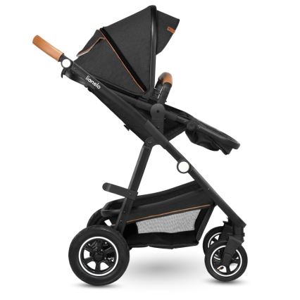 Lionelo - kombinētie rati 3‑1 AMBER Grey Graphite