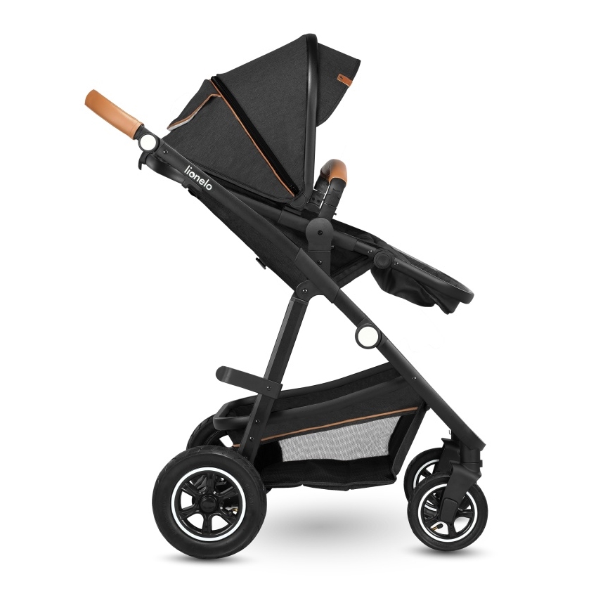 Lionelo - kombinētie rati 3‑1 AMBER Grey Graphite