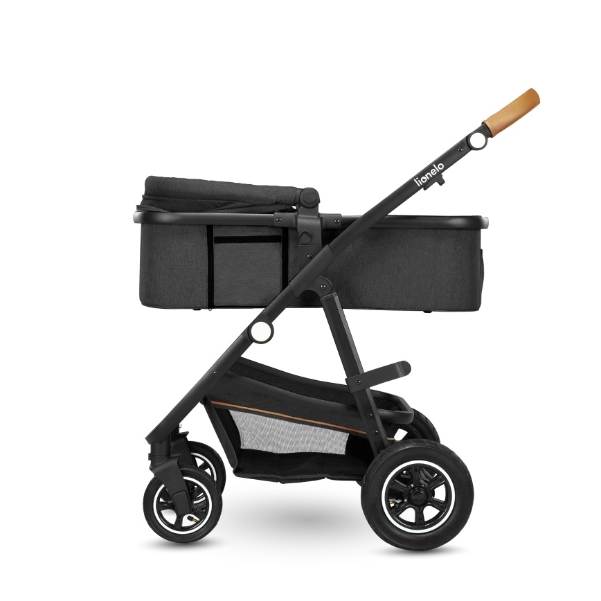 Lionelo - kombinētie rati 3‑1 AMBER Grey Graphite