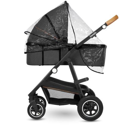 Lionelo - kombinētie rati 3‑1 AMBER Grey Graphite