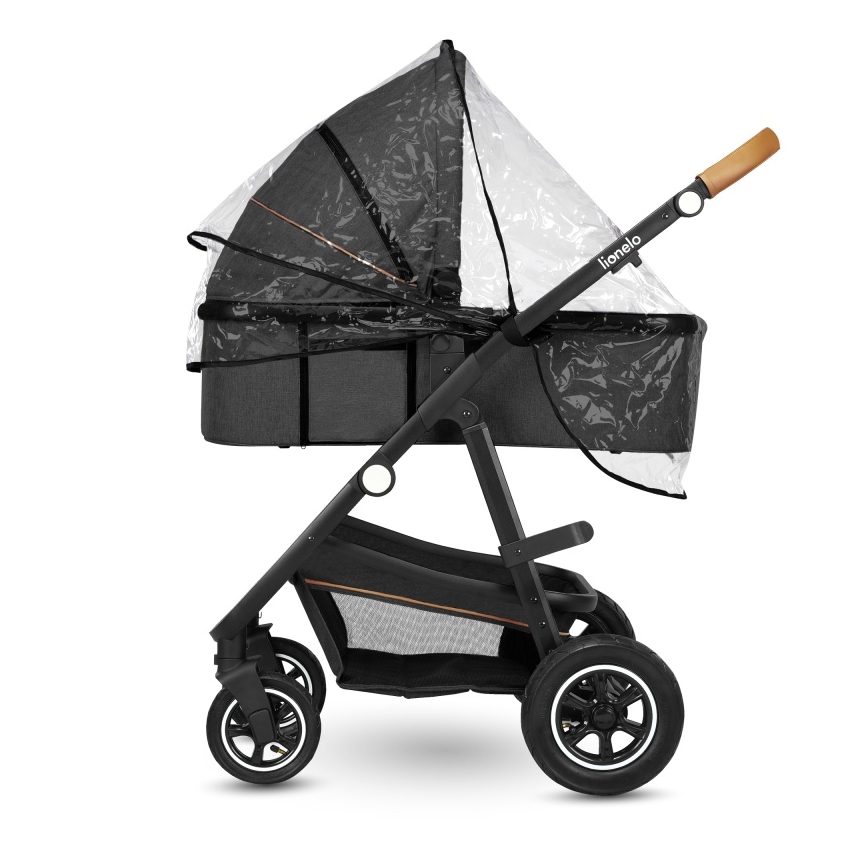Lionelo - kombinētie rati 3‑1 AMBER Grey Graphite