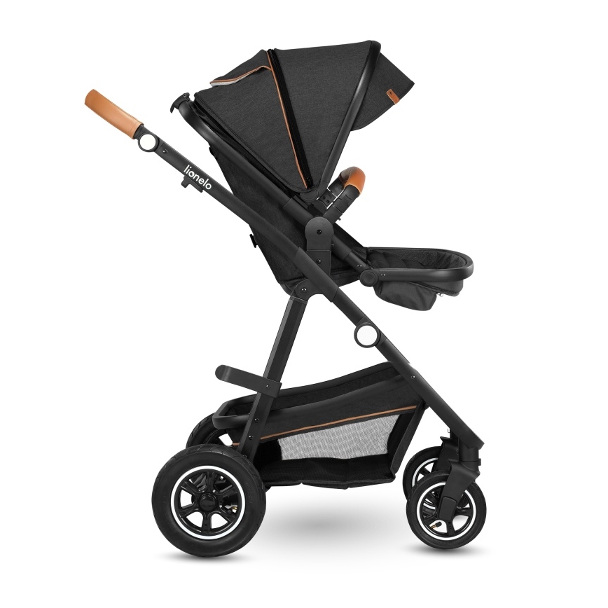 Lionelo - kombinētie rati 3‑1 AMBER Grey Graphite