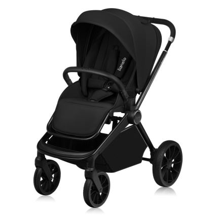 Lionelo - Kombinētie rati 3‑1 MIKA PLUS Black Onyx
