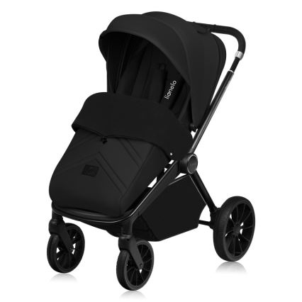 Lionelo - Kombinētie rati 3‑1 MIKA PLUS Black Onyx