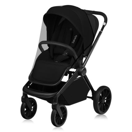 Lionelo - Kombinētie rati 3‑1 MIKA PLUS Black Onyx