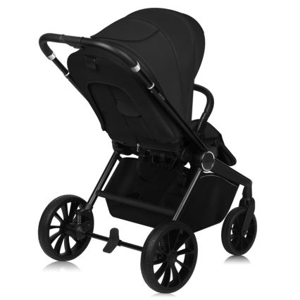 Lionelo - Kombinētie rati 3‑1 MIKA PLUS Black Onyx