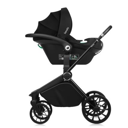 Lionelo - Kombinētie rati 3‑1 MIKA PLUS Black Onyx