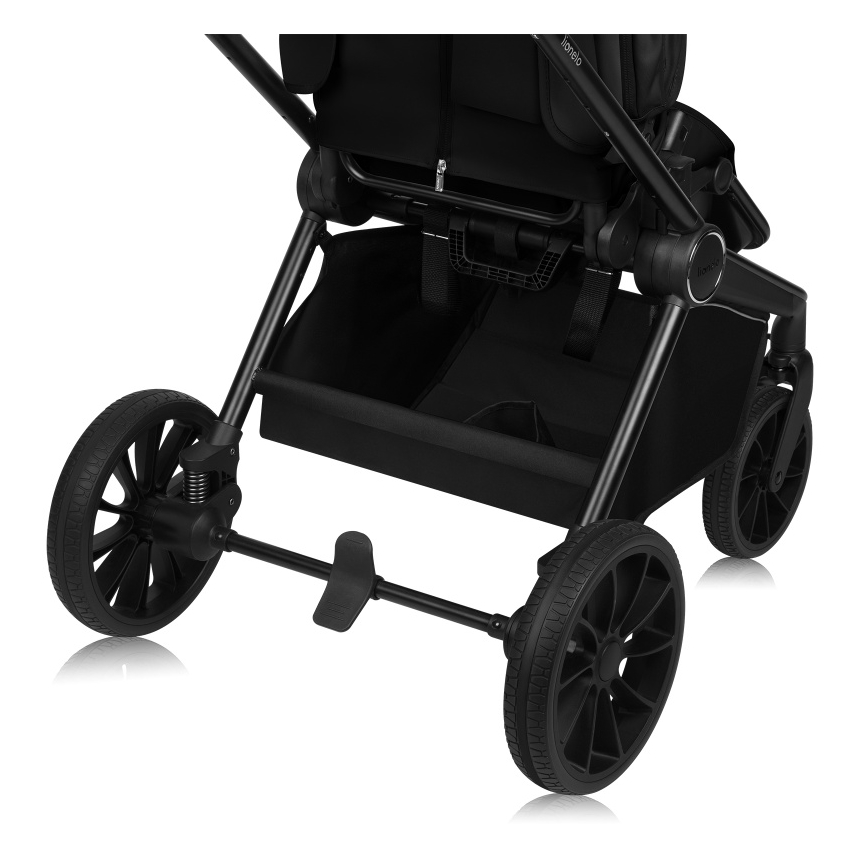 Lionelo - Kombinētie rati 3‑1 MIKA PLUS Black Onyx