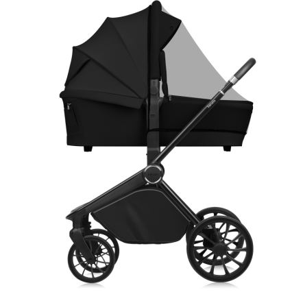 Lionelo - Kombinētie rati 3‑1 MIKA PLUS Black Onyx