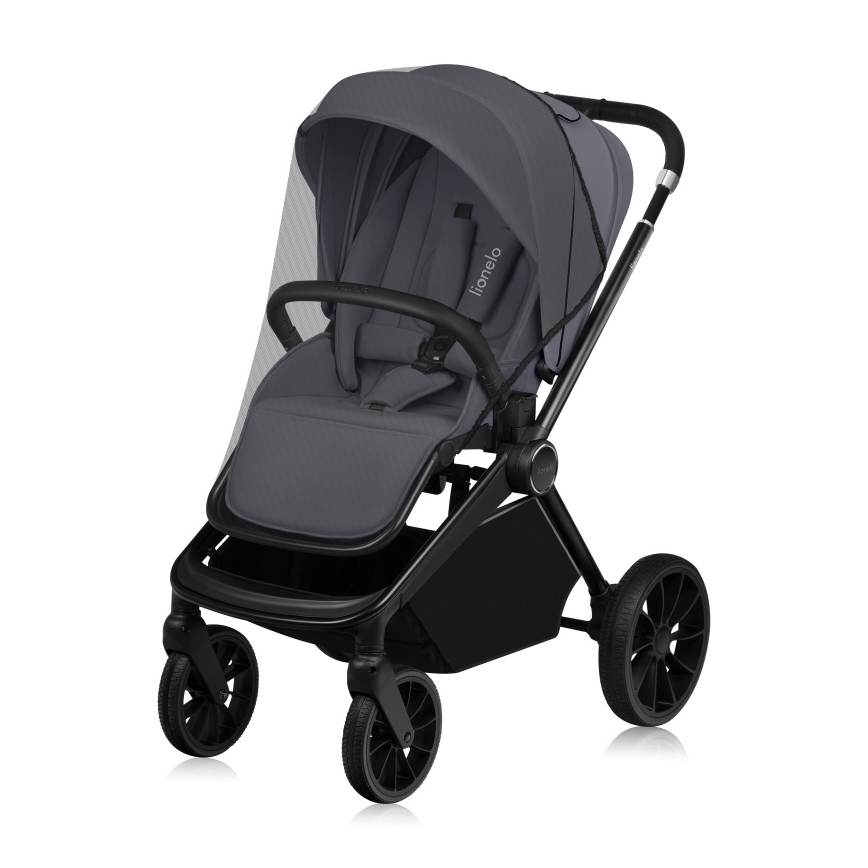 Lionelo - kombinētie rati 3‑1 MIKA PLUS Grey Stone