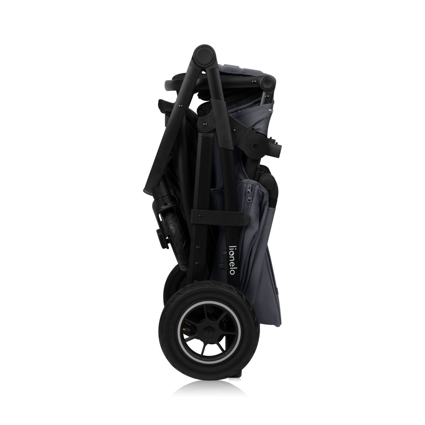 Lionelo – kombinētie ratiņi 2 vienā AMBER PLUS, pelēks grafīts