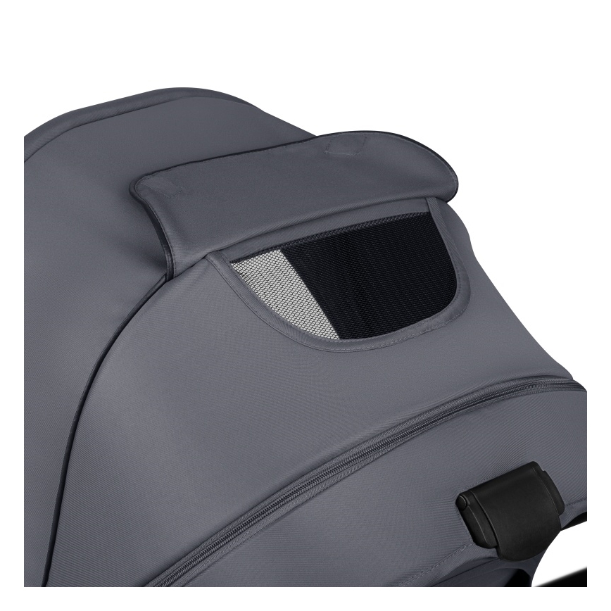 Lionelo – kombinētie ratiņi 2 vienā AMBER PLUS, pelēks grafīts