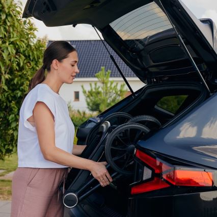 Lionelo - Kombinētie ratiņi 3 vienā MIKA PLUS rūsas brūni