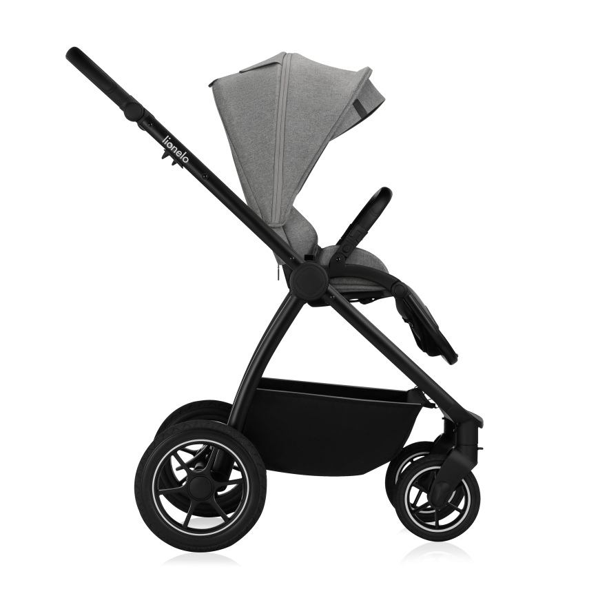 Lionelo - kombinētie ratiņi 3‑1 MERIL Grey Stone