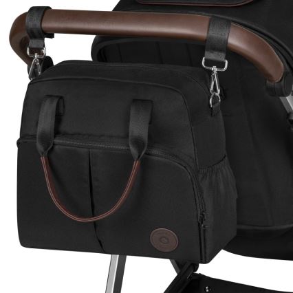 Lionelo - Kombinēts 3-in-1 ratiņš AMBER Black Silver