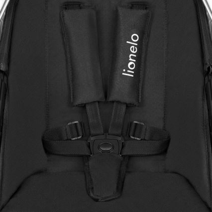 Lionelo - Kombinēts 3-in-1 ratiņš AMBER Black Silver