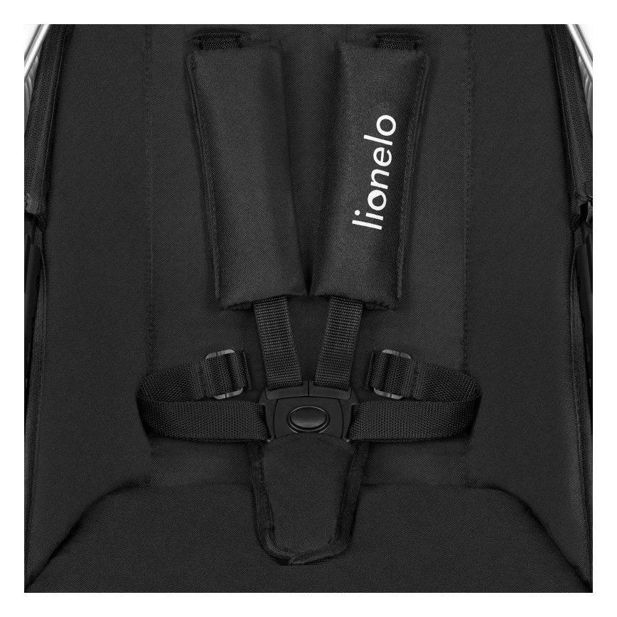Lionelo - Kombinēts 3-in-1 ratiņš AMBER Black Silver