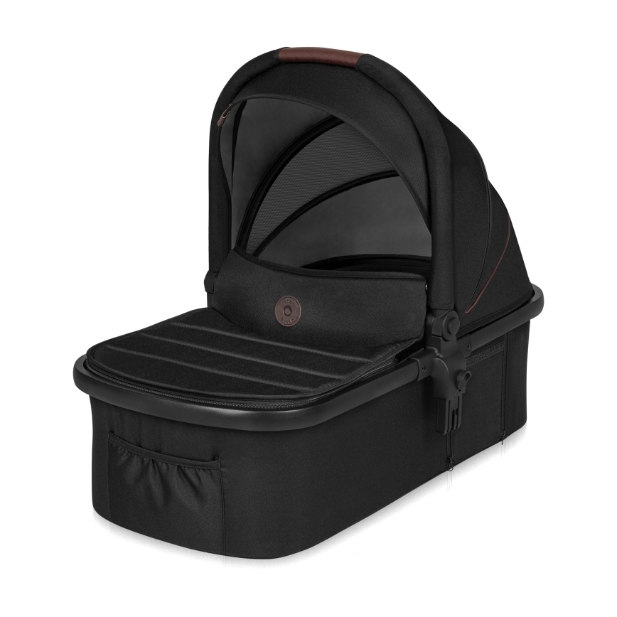 Lionelo - Kombinēts 3-in-1 ratiņš AMBER Black Silver