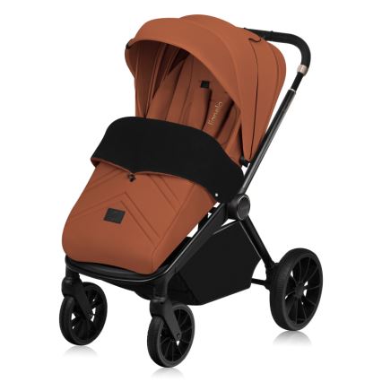 Lionelo - Kombinēts 3-in-1 ratiņš MIKA PLUS (rūsgans)