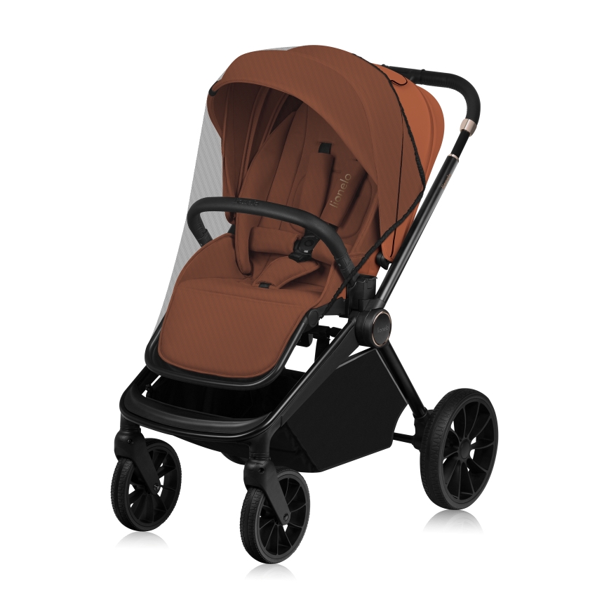 Lionelo - Kombinēts 3-in-1 ratiņš MIKA PLUS (rūsgans)