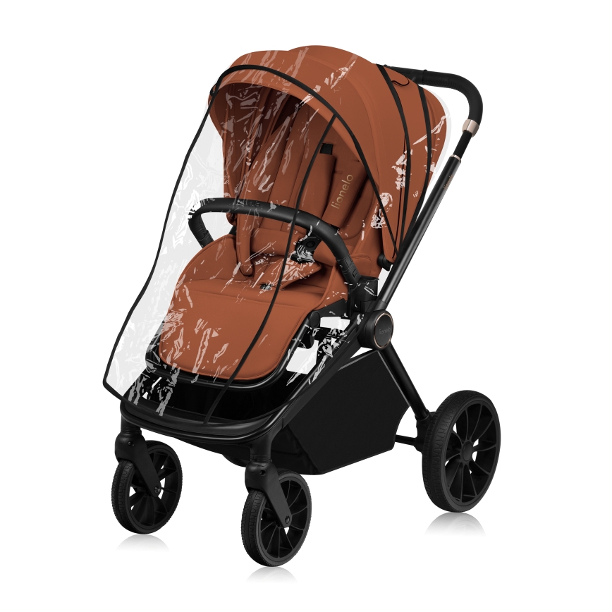 Lionelo - Kombinēts 3-in-1 ratiņš MIKA PLUS (rūsgans)