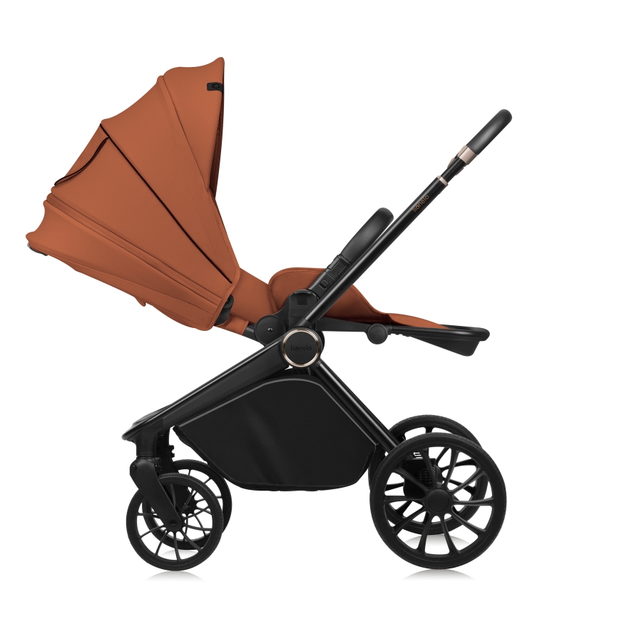 Lionelo - Kombinēts 3-in-1 ratiņš MIKA PLUS (rūsgans)