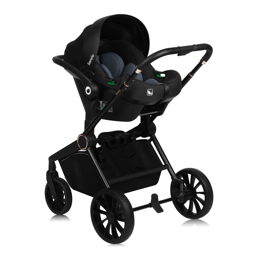 Lionelo - Kombinēts 3-in-1 ratiņš MIKA PLUS (rūsgans)