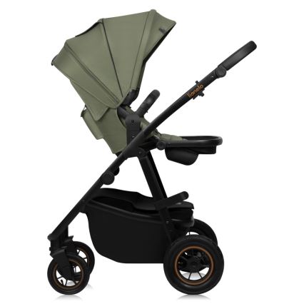 Lionelo - kombinēts ratiņš 2-in-1 AMBER PLUS Green Forest