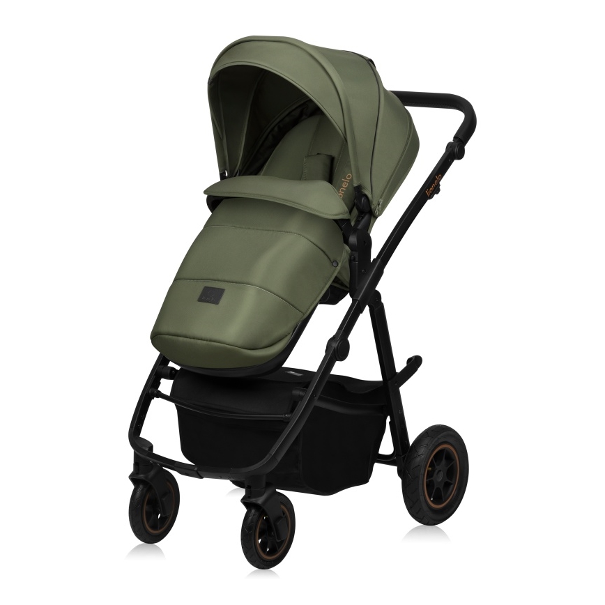 Lionelo - kombinēts ratiņš 2-in-1 AMBER PLUS Green Forest