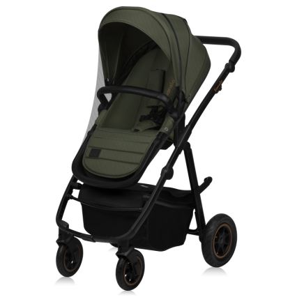 Lionelo - kombinēts ratiņš 2-in-1 AMBER PLUS Green Forest