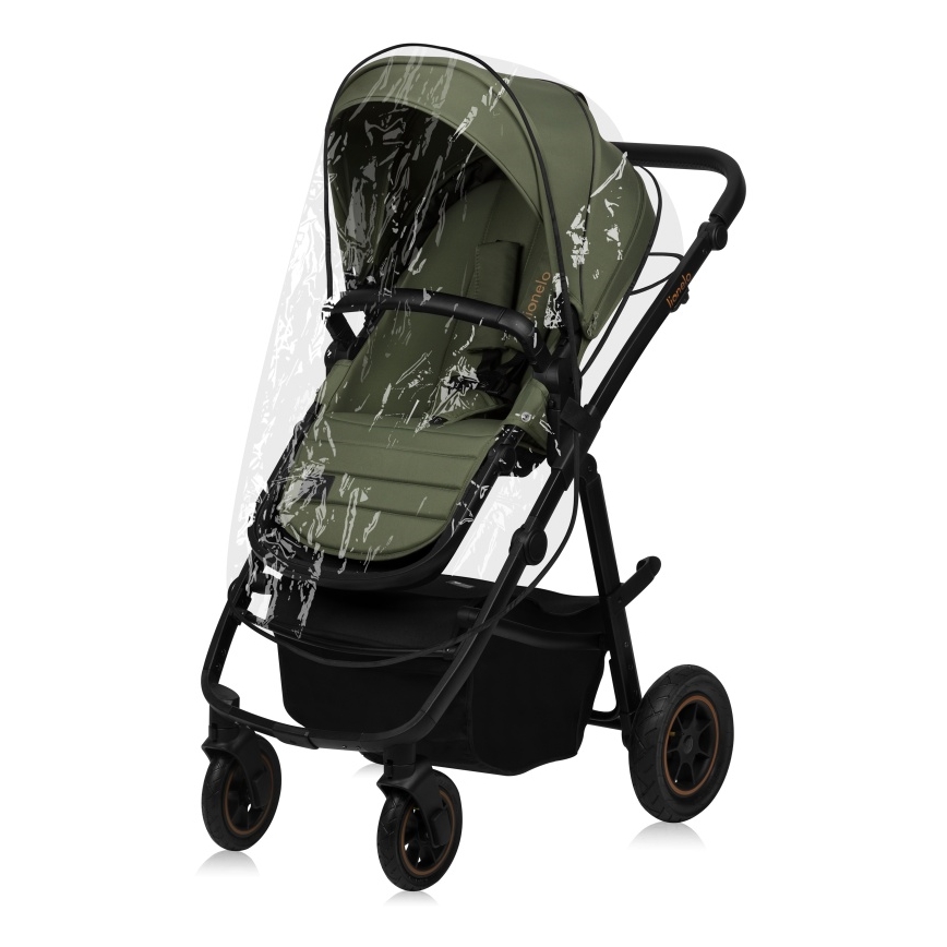 Lionelo - kombinēts ratiņš 2-in-1 AMBER PLUS Green Forest