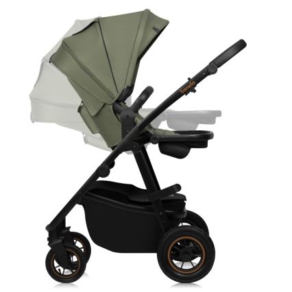 Lionelo - kombinēts ratiņš 2-in-1 AMBER PLUS Green Forest