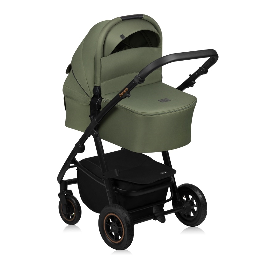 Lionelo - kombinēts ratiņš 2-in-1 AMBER PLUS Green Forest