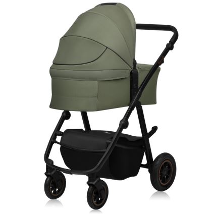Lionelo - kombinēts ratiņš 2-in-1 AMBER PLUS Green Forest