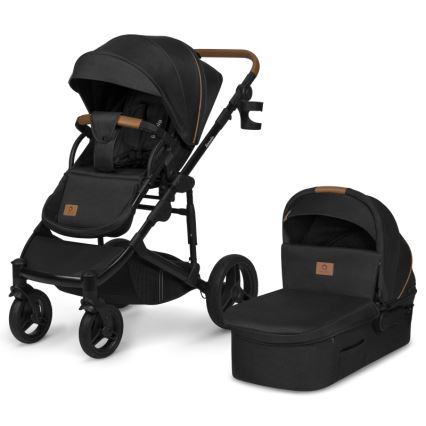 Lionelo - Kombinēts ratiņš 2 vienā MARI TOUR Black Onyx