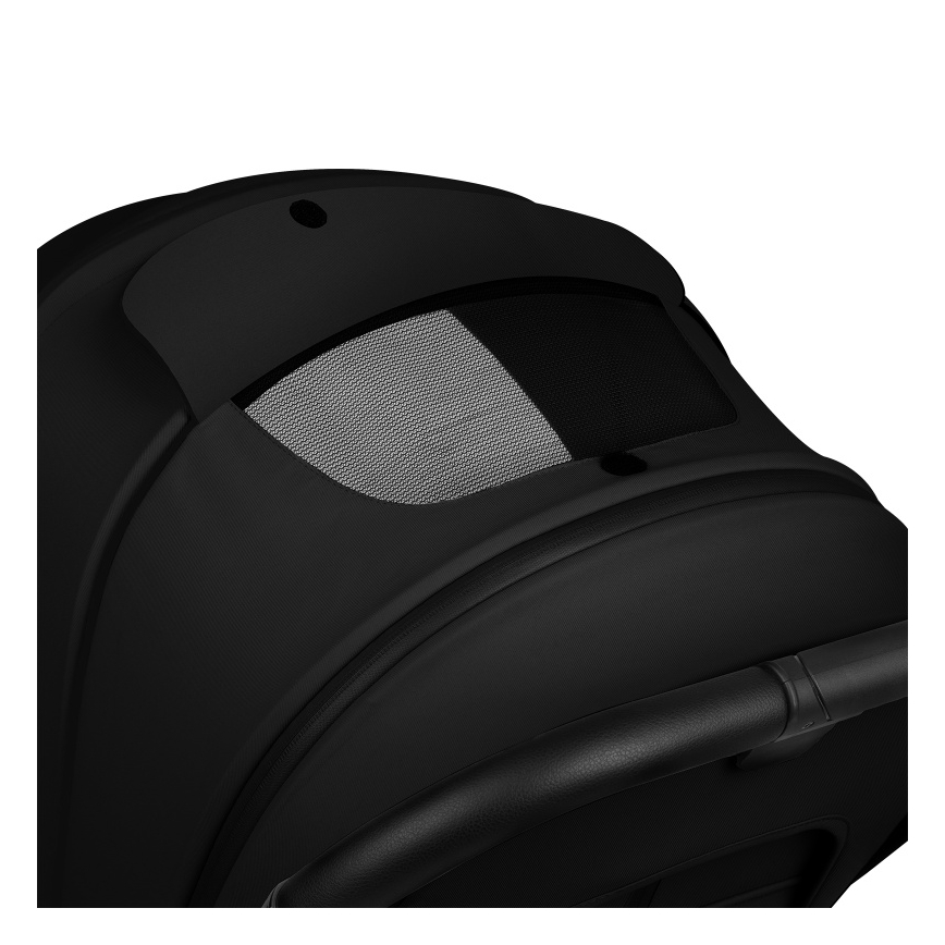 Lionelo - Kombinēts ratiņš 2‑1 MIKA PLUS Melnais Onikss