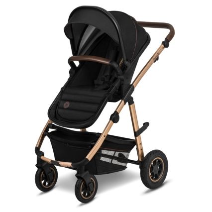 Lionelo - kombinēts ratiņš 3 vienā AMBER Black Onyx