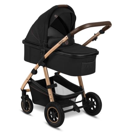 Lionelo - kombinēts ratiņš 3 vienā AMBER Black Onyx