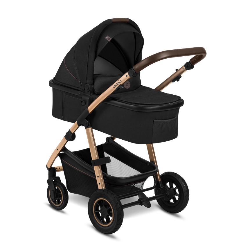 Lionelo - kombinēts ratiņš 3 vienā AMBER Black Onyx