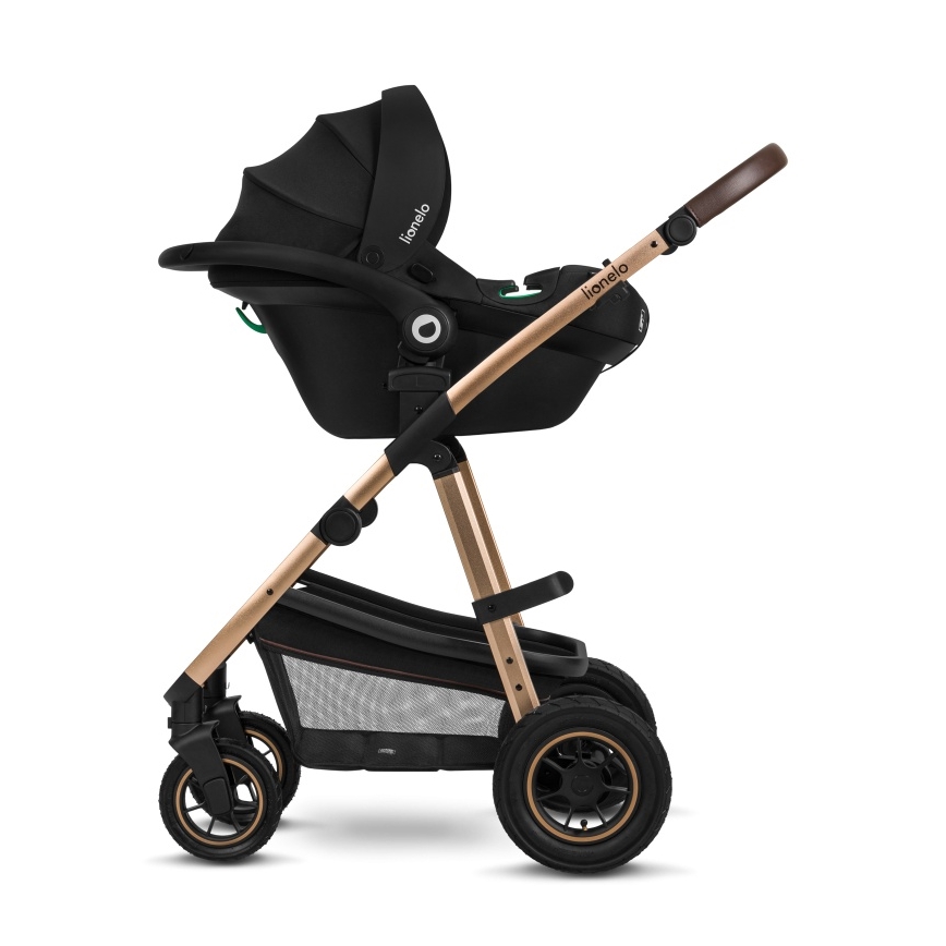 Lionelo - kombinēts ratiņš 3 vienā AMBER Black Onyx